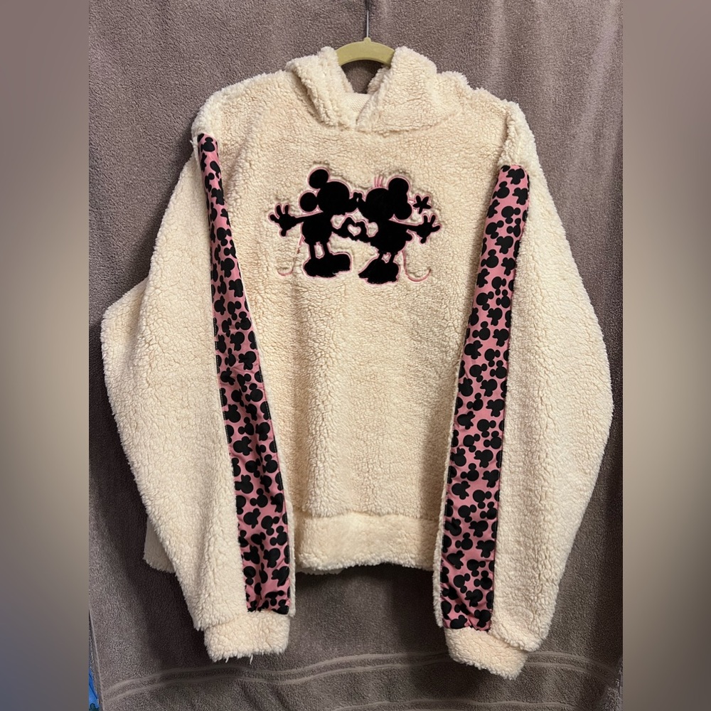 Mickey & Minnie Fleece Pullover Hoodie